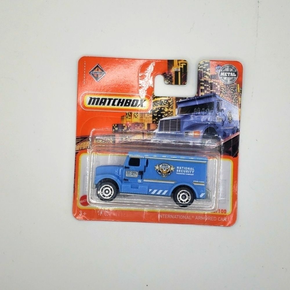Matchbox  International armored car by Mattel toy truck
